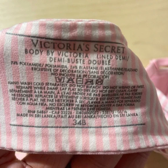 Victoria’s Secret Body by Victoria Lined Demi Bra 34 B (HL) - Picture 10 of 10